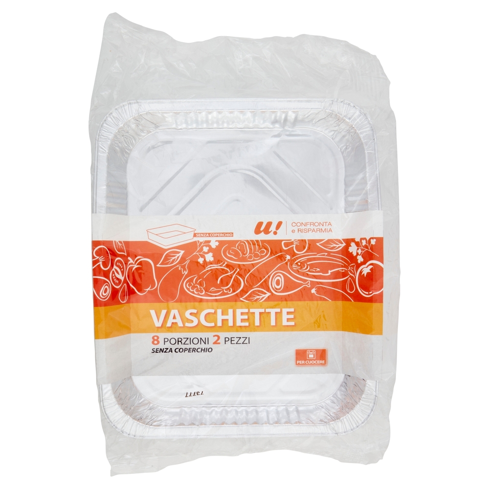 2 Vaschette 8 Porzioni U! Confronta e Risparmia